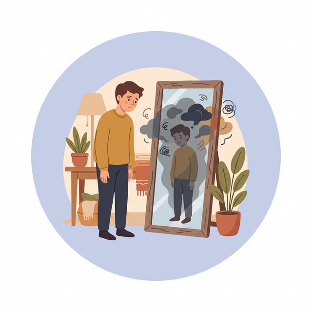 Low Self-Esteem illustration